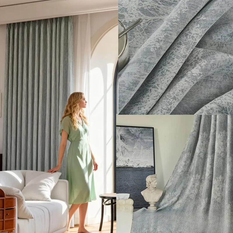 Французская жаккардовая занавеска из синели для гостиной, столовой, спальни, затемняющая роскошная занавеска из тюля
Французская жаккардовая занавеска из синели для гостиной, столовой, спальни, затемняющая роскошная занавеска из тюля