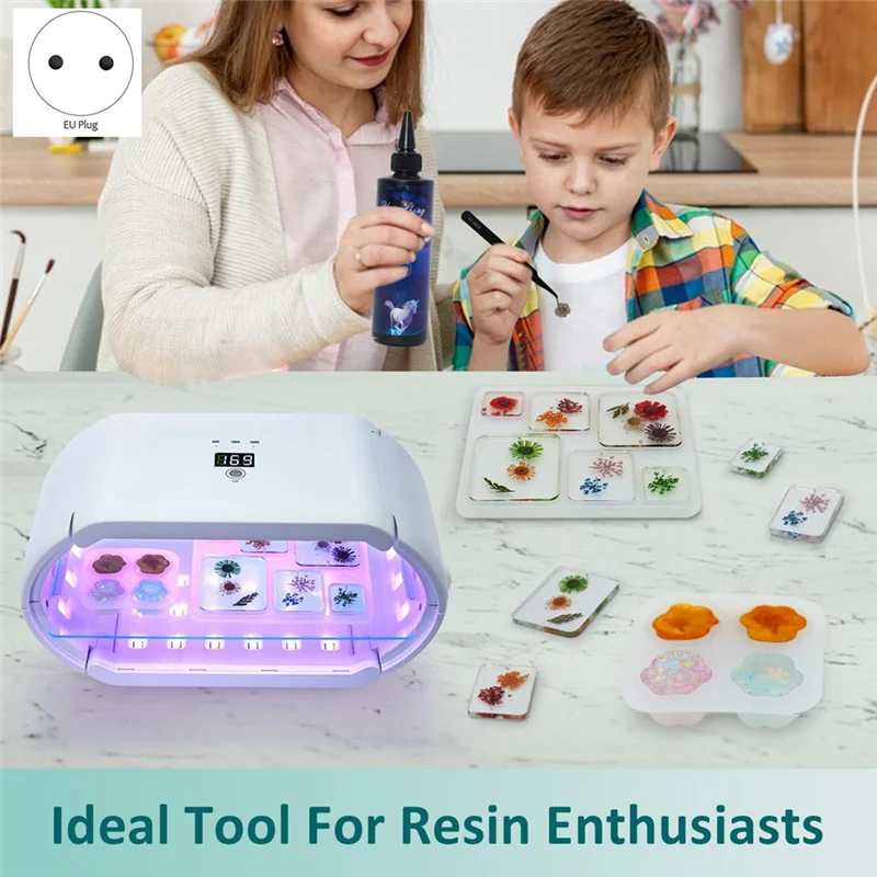 Лампа для отверждения смолы MAKE-Uv для двухсторонней смолы с таймером цифрового дисплея 48 светодиодов, складная вилка европейского стандарта
Лампа для отверждения смолы MAKE-Uv для двухсторонней смолы с таймером цифрового дисплея 48 светодиодов, складная вилка европейского стандарта