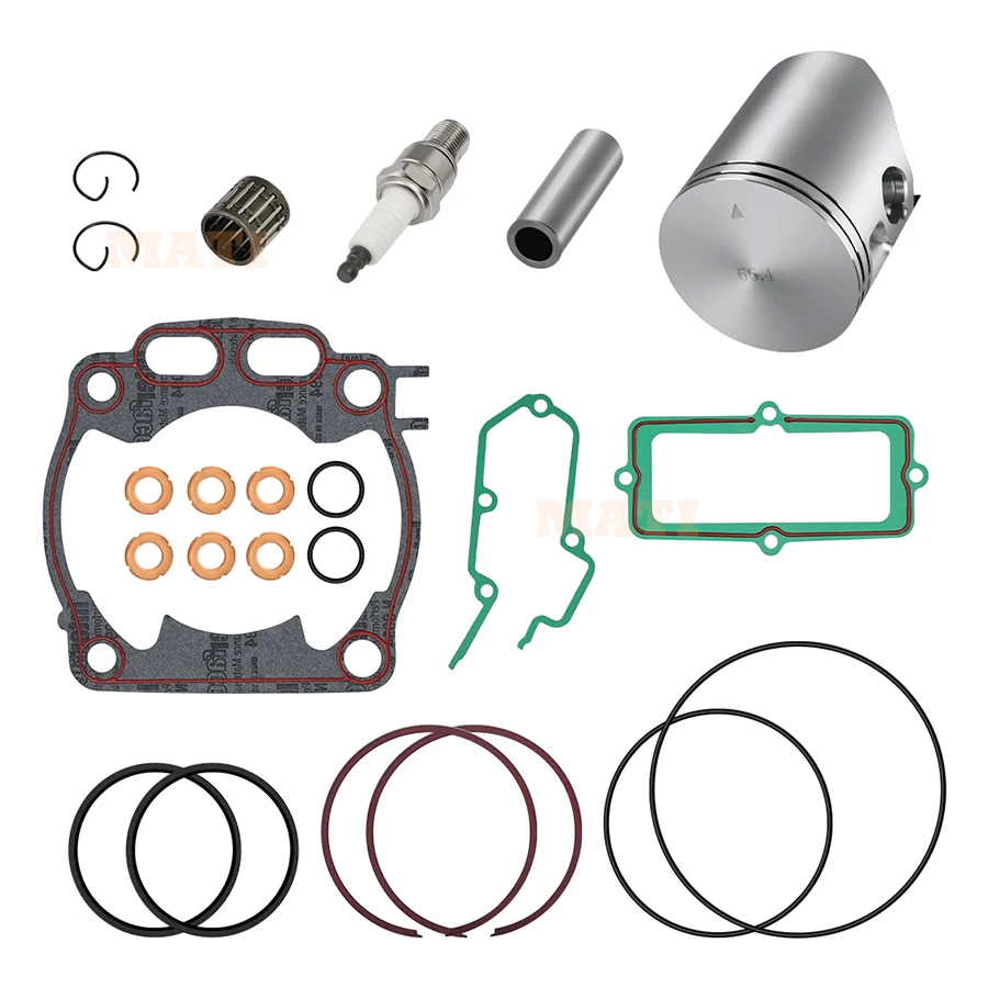 MATI Top End Rubuild Kit STD Born 66.4mm Piston For Yamaha YZ250 YZ250X 2005-2024 1P8-11631-00-A0
MATI Top End Rubuild Kit STD Born 66.4mm Piston For Yamaha YZ250 YZ250X 2005-2024 1P8-11631-00-A0