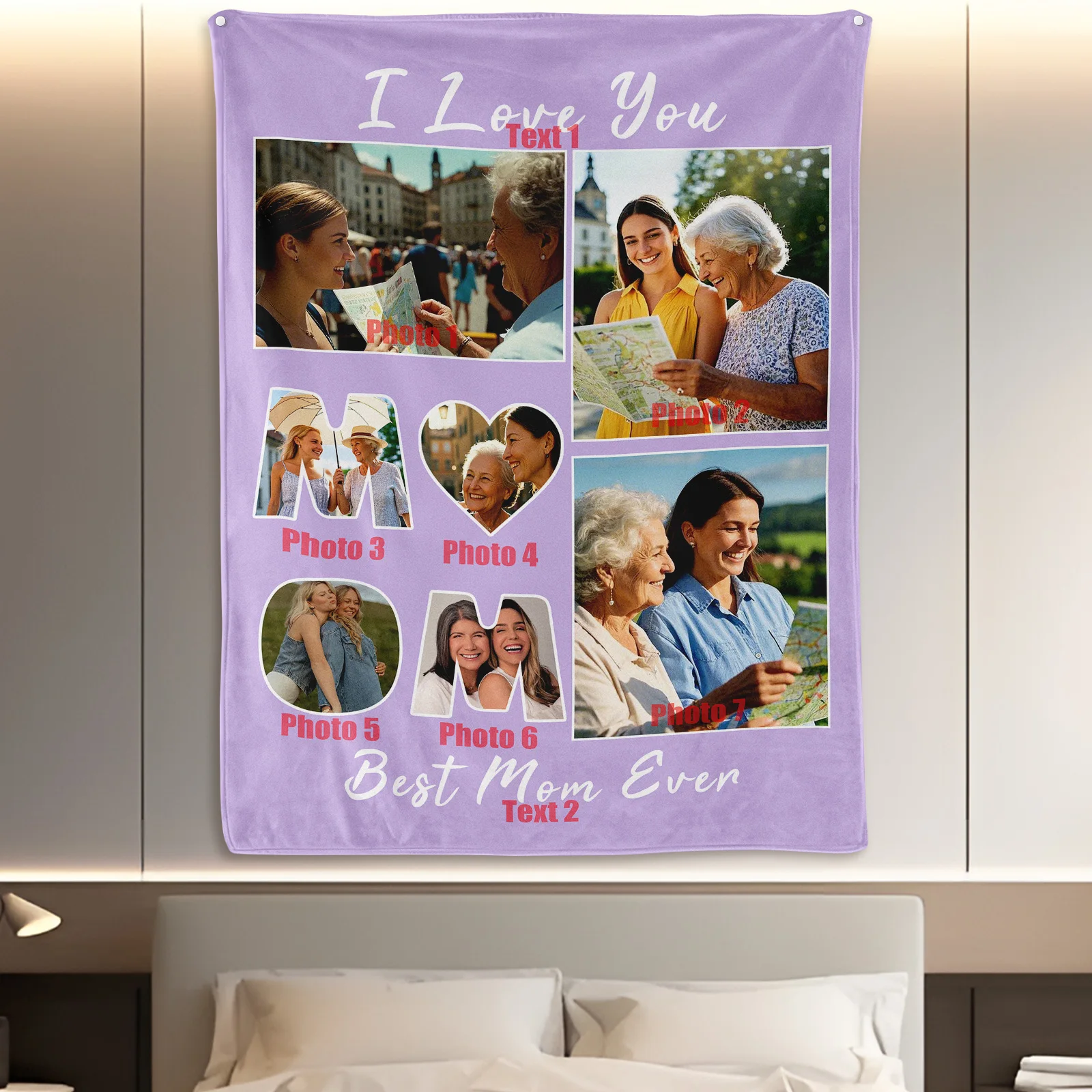 Photo Text Grid Custom Blanket For Mom Mother’s Day Gift Personalized Keepsake Throw Blanket Home Decor Thoughtful Present
Photo Text Grid Custom Blanket For Mom Mother’s Day Gift Personalized Keepsake Throw Blanket Home Decor Thoughtful Present