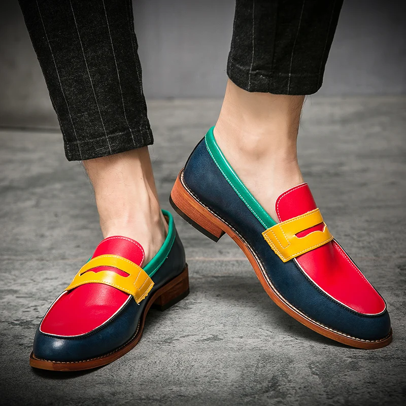 Men's Stylish Multi-color Platform Low-top Slip-on Casual Business-style Business Formal Shoes for Spring and Autumn Seasons
Men's Stylish Multi-color Platform Low-top Slip-on Casual Business-style Business Formal Shoes for Spring and Autumn Seasons
