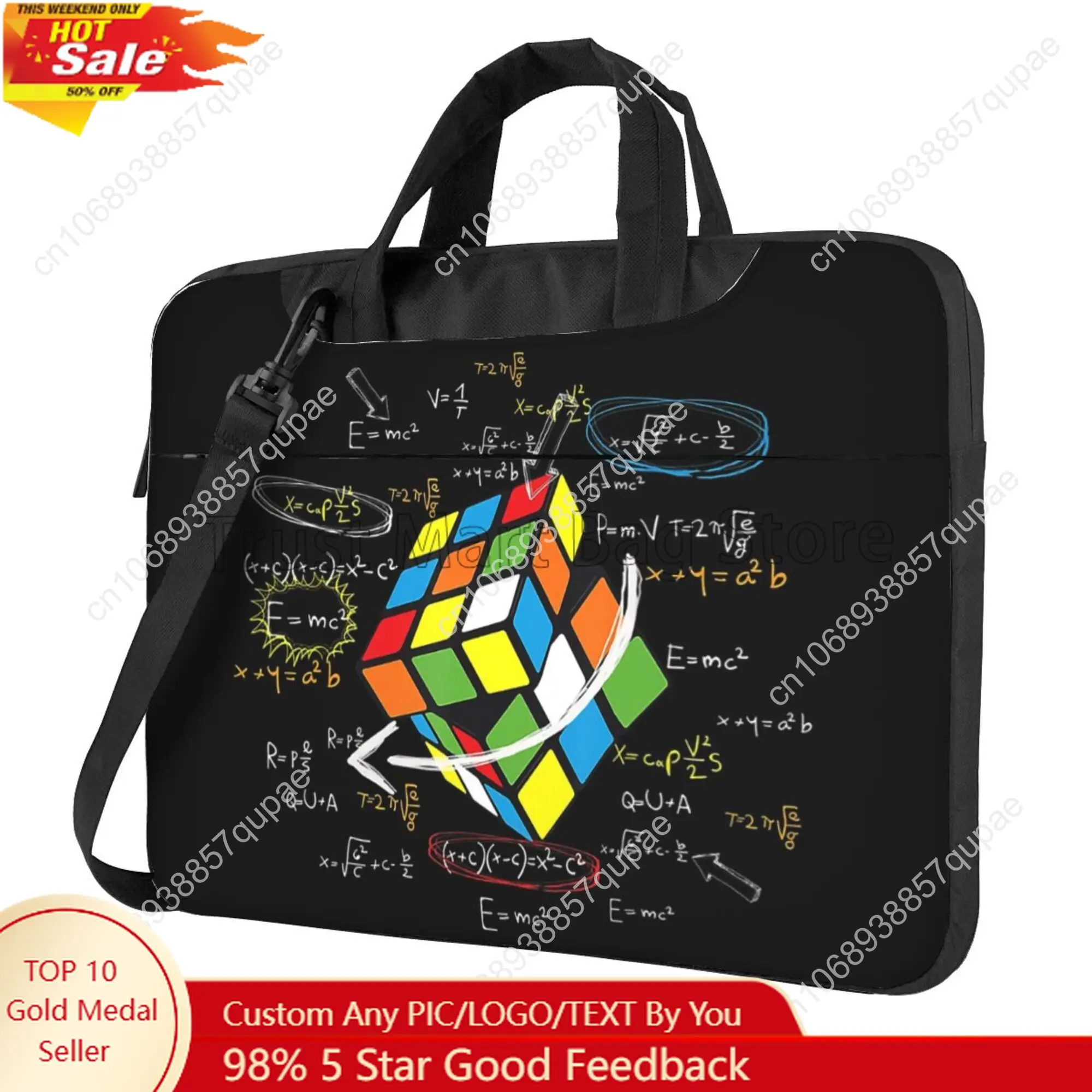 Math Rubiks Rubix Cube Caps Laptop Case Bag Carrying Case Notebook Computer PC Cover Pouch with Handle Fits 13/14/15.6 Inch
Math Rubiks Rubix Cube Caps Laptop Case Bag Carrying Case Notebook Computer PC Cover Pouch with Handle Fits 13/14/15.6 Inch