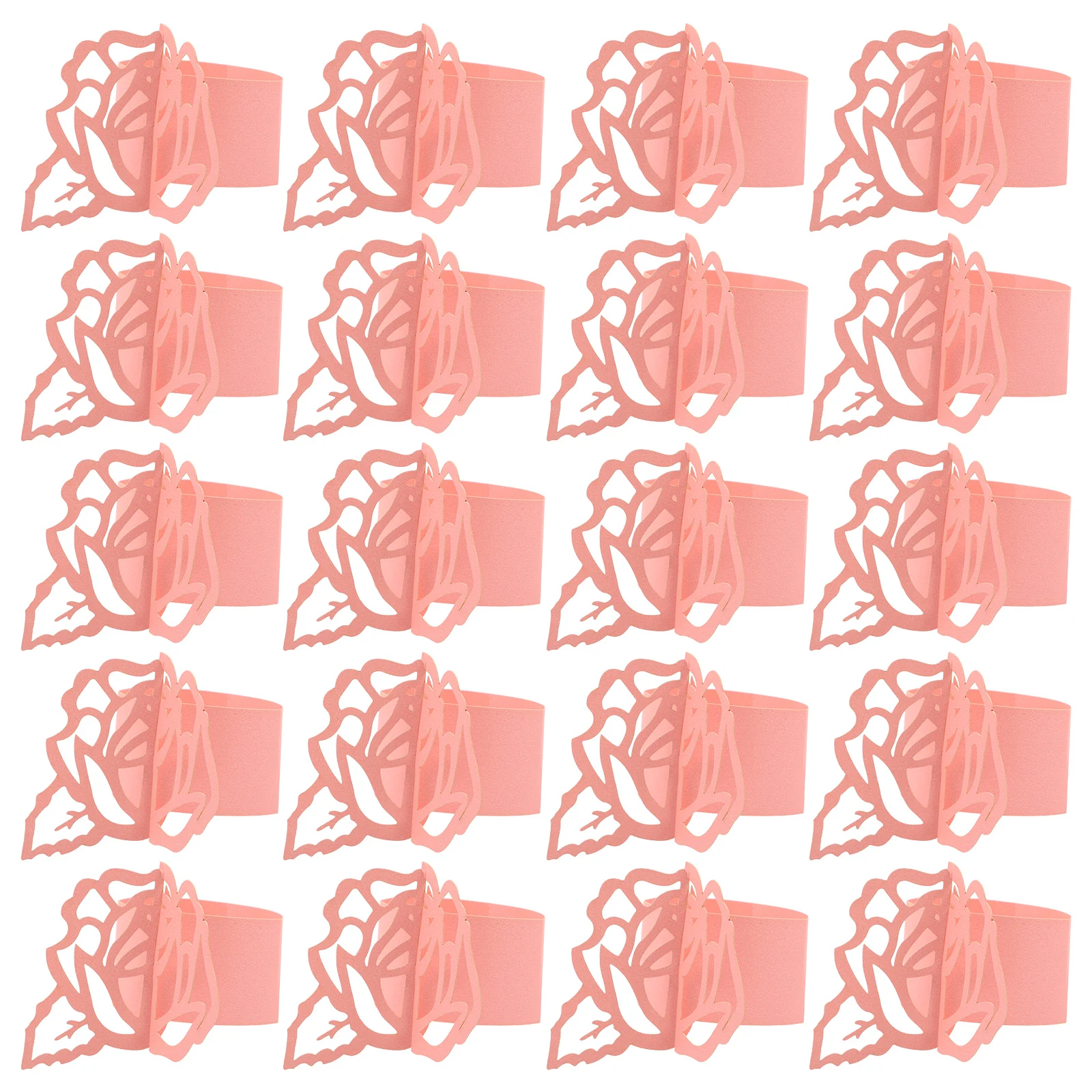 50pcs Pink Napkin Rings Wedding Birthday Napkin Rings Valentine Holiday Flower Design Table Setting Decoration Paper Buckle
50pcs Pink Napkin Rings Wedding Birthday Napkin Rings Valentine Holiday Flower Design Table Setting Decoration Paper Buckle