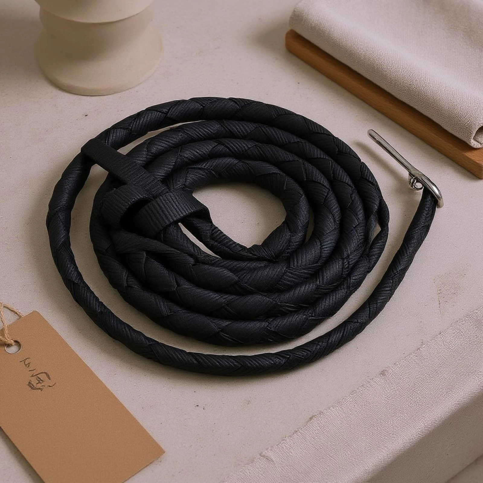 Braided Horse Lead Rope Black Lead Rope with Snap Hook Equestrian Gear Coiled Sturdy
Braided Horse Lead Rope Black Lead Rope with Snap Hook Equestrian Gear Coiled Sturdy