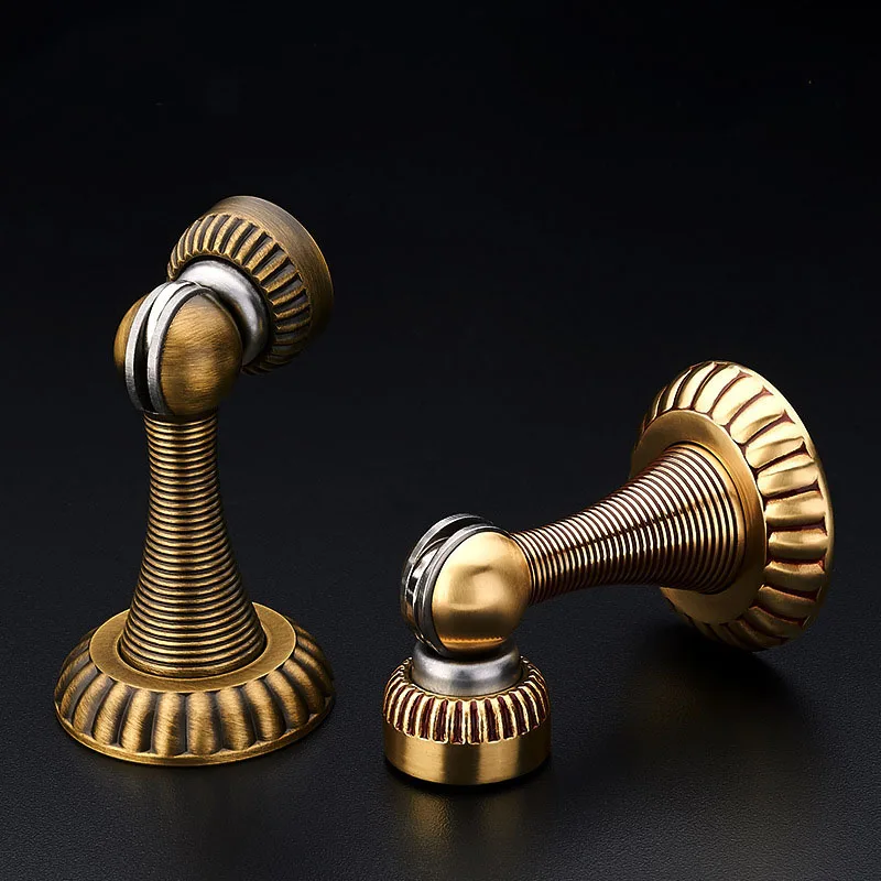 European Brass Door Stopper Bathroom Door Stop Heavy Duty Floor Wall Mount Bumper magnetic Door Holder Catch Door Hardware
European Brass Door Stopper Bathroom Door Stop Heavy Duty Floor Wall Mount Bumper magnetic Door Holder Catch Door Hardware