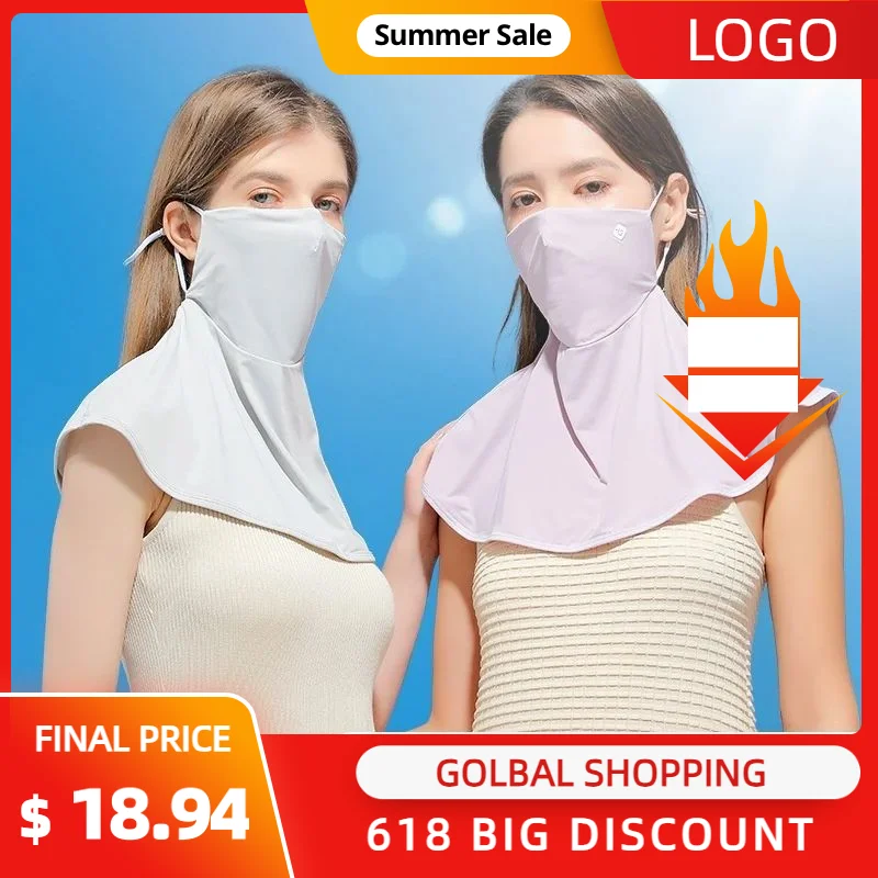 Summer Sunscreen Mask Female Ice Silk Cool Feeling Breathable Outdoor UV Protective Neck Protector One UPF50+
Summer Sunscreen Mask Female Ice Silk Cool Feeling Breathable Outdoor UV Protective Neck Protector One UPF50+