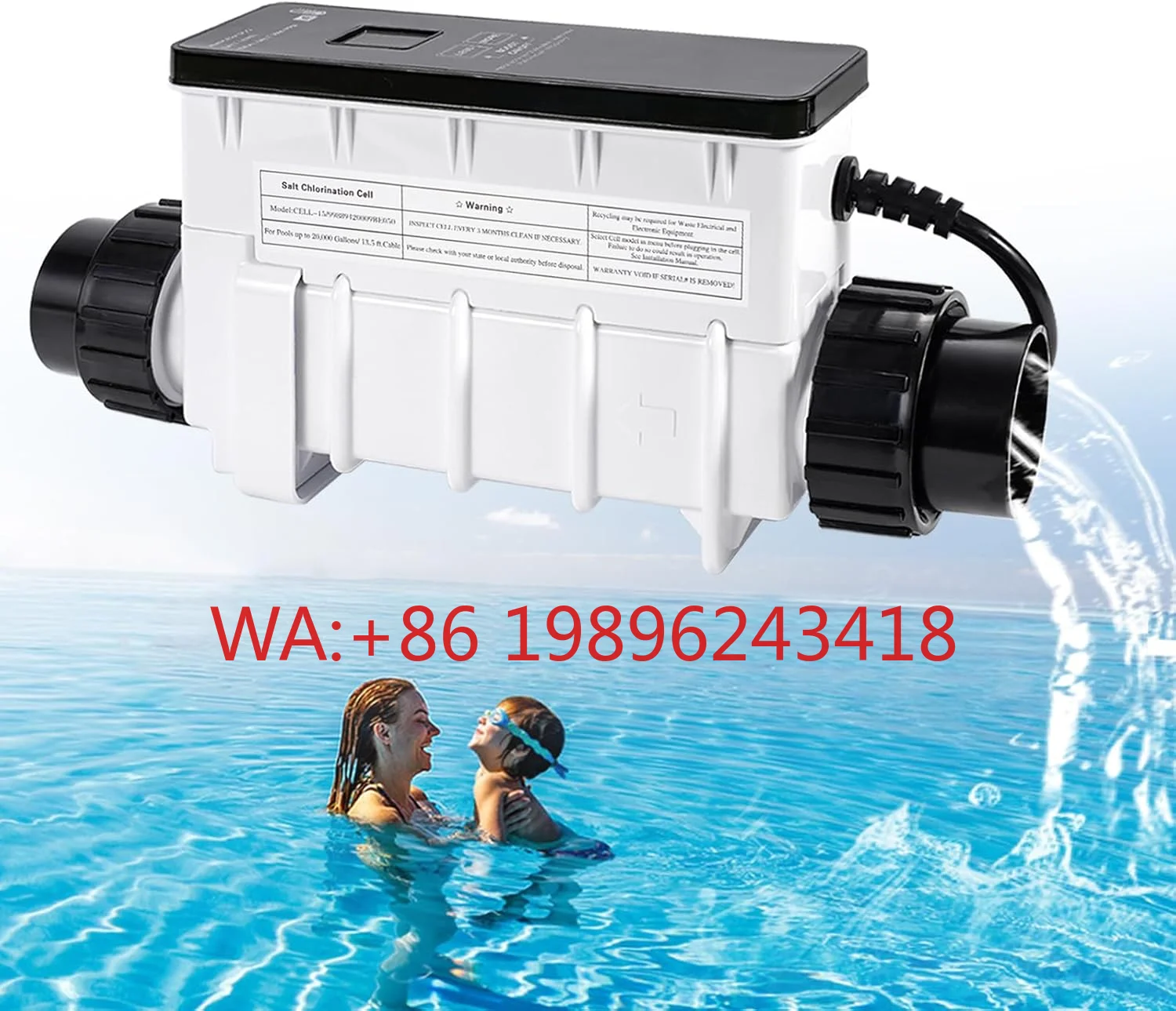 IC20 IC40 IC60 Salt Chlorine Cell Generator for Swimming Pool
IC20 IC40 IC60 Salt Chlorine Cell Generator for Swimming Pool