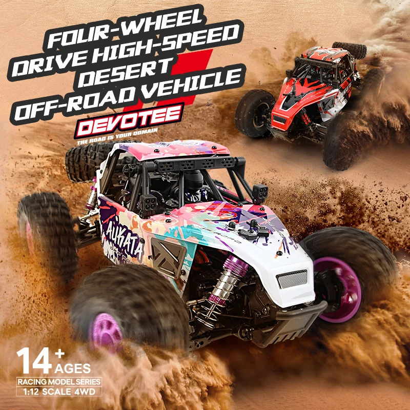 1:12 RC Car 4WD Remote Control Racing Truck High Speed Climbing Off-Road Car Electric Drift Vehicle Children Birthday Gift
1:12 RC Car 4WD Remote Control Racing Truck High Speed Climbing Off-Road Car Electric Drift Vehicle Children Birthday Gift