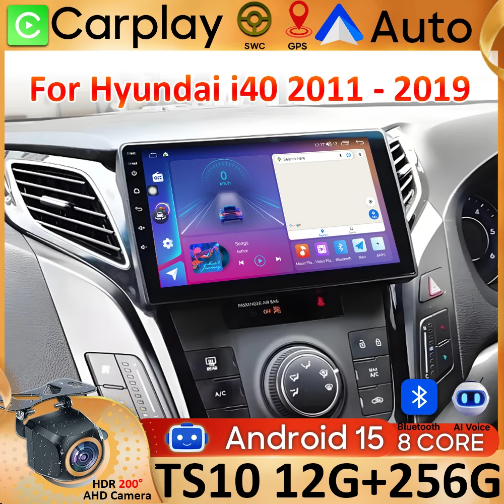 Android 15 For Hyundai i40 2011 - 2019 Video DVD DSP GPS Navigation BT Carplay Car Radio Display Car Monitor Screen No 2din 2k
Android 15 For Hyundai i40 2011 - 2019 Video DVD DSP GPS Navigation BT Carplay Car Radio Display Car Monitor Screen No 2din 2k