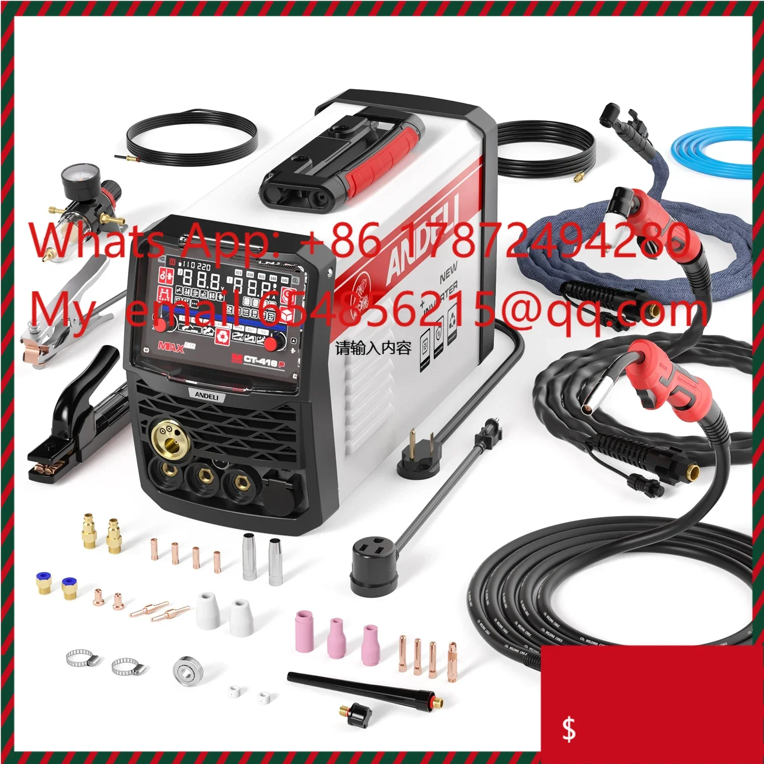 Многофункциональный аппарат для сварки алюминия CUT MMA и Flux 220 В MCT-416P 4 в 1 MIG TIG
Многофункциональный аппарат для сварки алюминия CUT MMA и Flux 220 В MCT-416P 4 в 1 MIG TIG