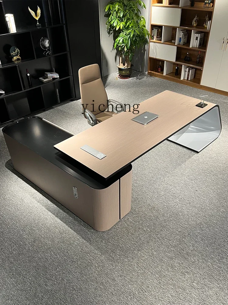 TQH Executive Desk Office Desk for Boss Office High-End Elegant Single Manager Table
TQH Executive Desk Office Desk for Boss Office High-End Elegant Single Manager Table