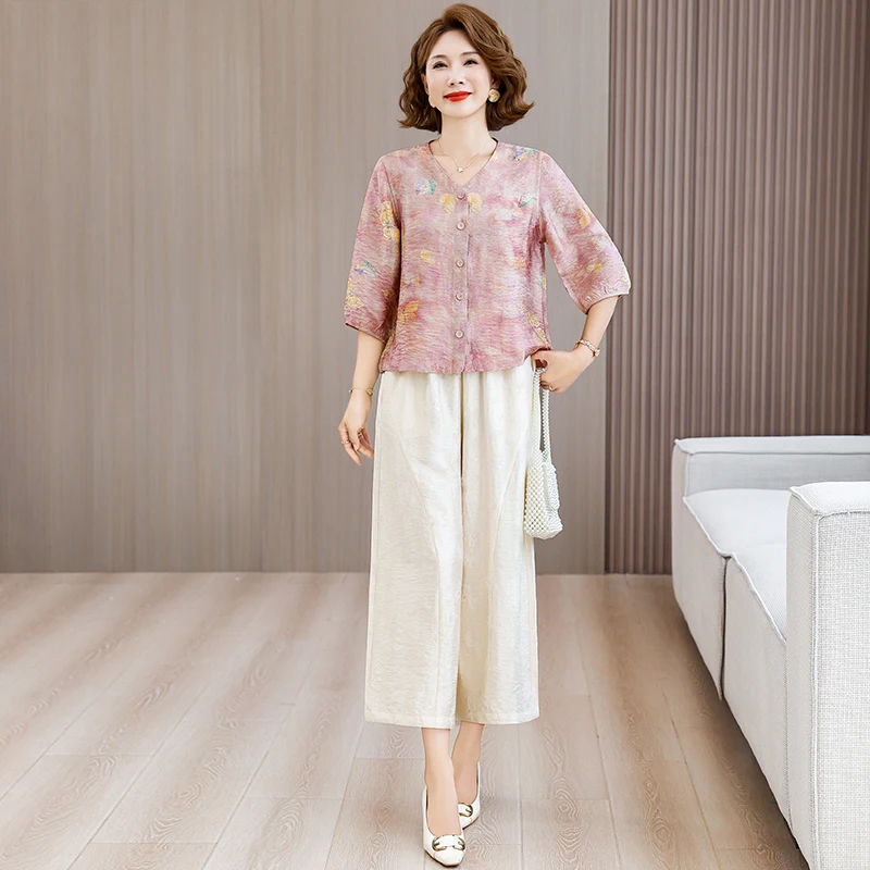 plus Size Women's Fashionable Two-Piece Set V-Neck Top Wide Leg Pants Summer 2026 Commute Style Artistic Long Sleeve Shirt
plus Size Women's Fashionable Two-Piece Set V-Neck Top Wide Leg Pants Summer 2026 Commute Style Artistic Long Sleeve Shirt