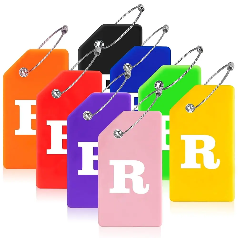8 Pack Luggage Tags for Suitcases, 26 Initial Letter Travel Luggage Baggage Identification Labels ID Tags Fully Bendable Tag
8 Pack Luggage Tags for Suitcases, 26 Initial Letter Travel Luggage Baggage Identification Labels ID Tags Fully Bendable Tag