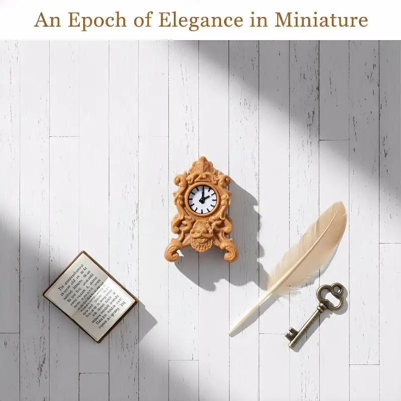 1Pcs 1:12 Scale Dollhouse Miniature Clock Delicate Mini Vintage Table Floor Clock for Handmade Scene Simulation
1Pcs 1:12 Scale Dollhouse Miniature Clock Delicate Mini Vintage Table Floor Clock for Handmade Scene Simulation