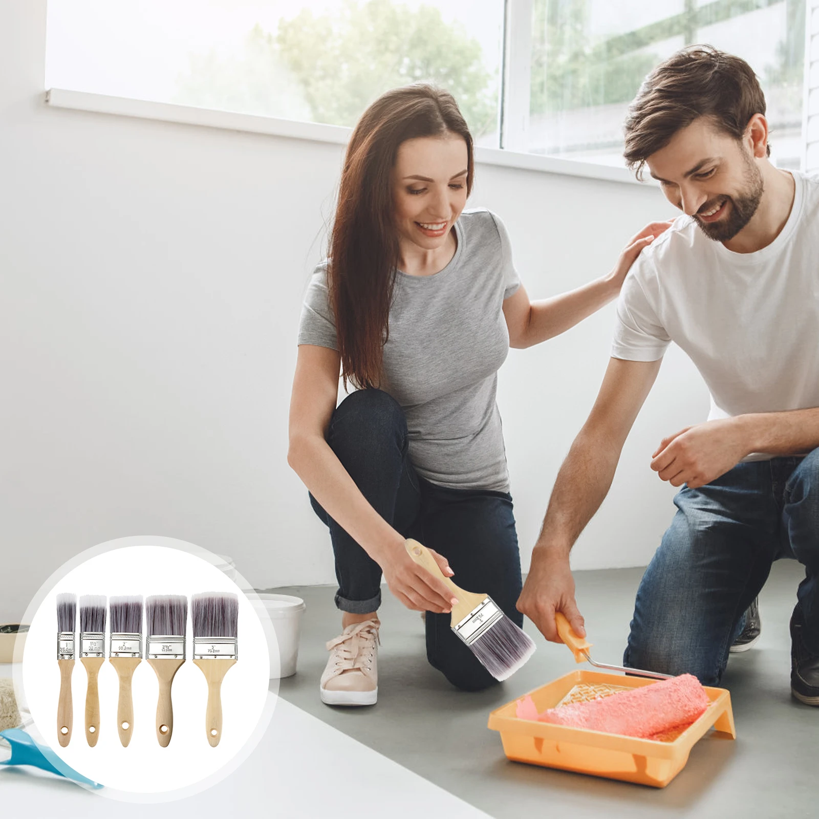 5 Pcs Dust Cleaning Brushes 837 Nylon Filament Paint Brush Set for Computer Home Projects Walls Trim Cabinets Doors Fences Decks
5 Pcs Dust Cleaning Brushes 837 Nylon Filament Paint Brush Set for Computer Home Projects Walls Trim Cabinets Doors Fences Decks