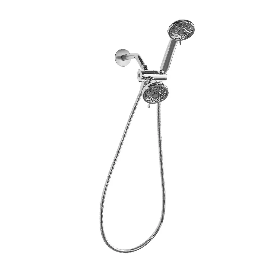 3-Setting Luxury Shower Combo with 19 Possible Flow Combinations Chrome
3-Setting Luxury Shower Combo with 19 Possible Flow Combinations Chrome