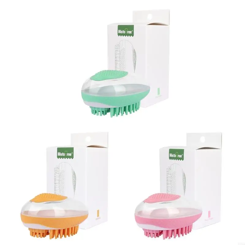 31KA Dog Grooming Brush Bath Massage Brush with Large Soap Dispenser Non-Slip Design
31KA Dog Grooming Brush Bath Massage Brush with Large Soap Dispenser Non-Slip Design