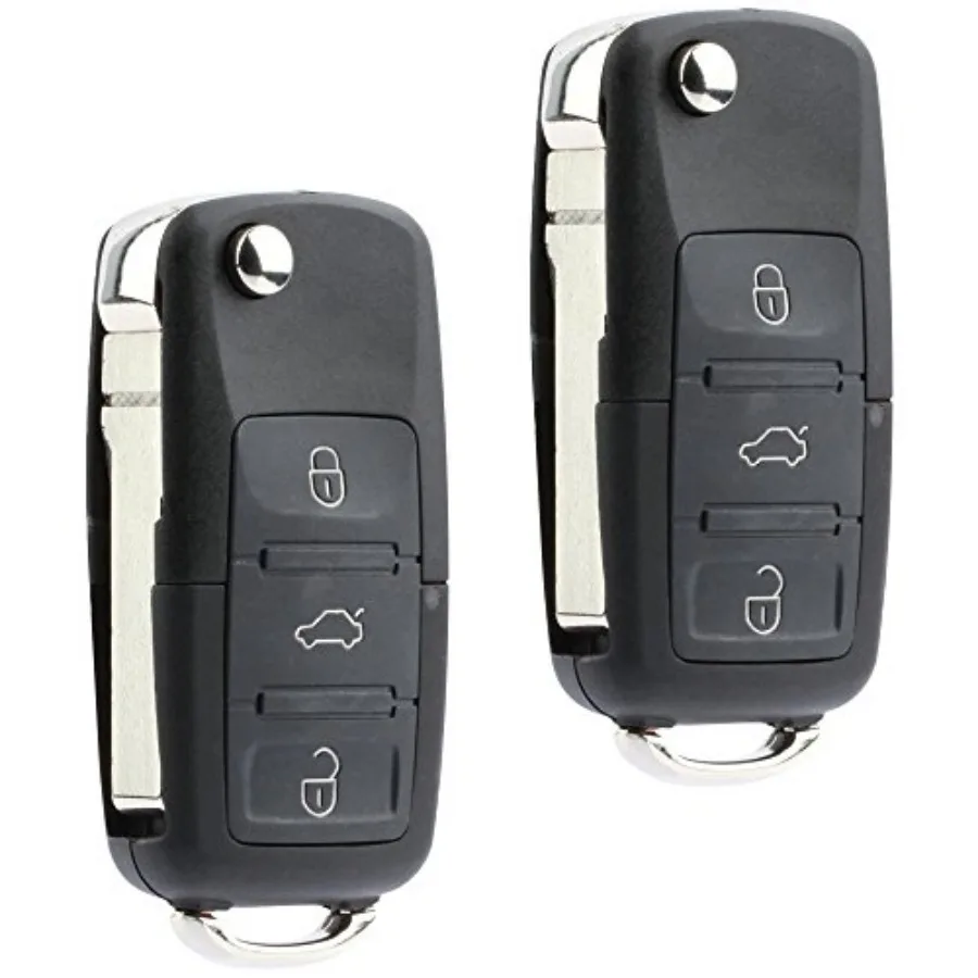 Replacement Keyless Entry Remote Flip Key Fob fits 2002 2003 2004 2005 VW Jetta Golf Passat HLO1J0959753AM Set of 2
Replacement Keyless Entry Remote Flip Key Fob fits 2002 2003 2004 2005 VW Jetta Golf Passat HLO1J0959753AM Set of 2