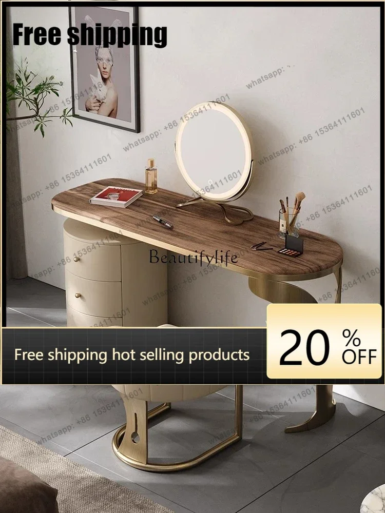 X4 Light luxury solid wood dresser bedroom simple modern master bedroom black walnut makeup table
X4 Light luxury solid wood dresser bedroom simple modern master bedroom black walnut makeup table
