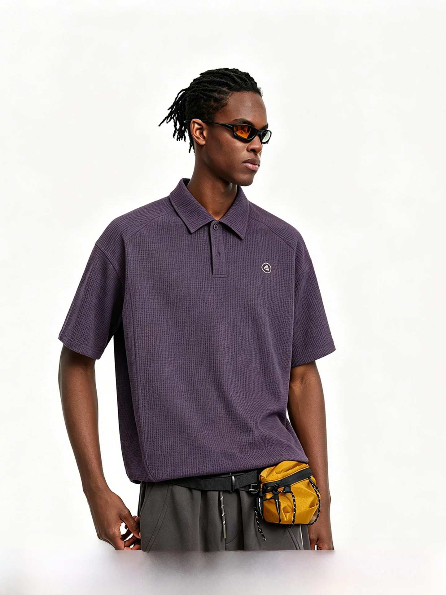 Artannie American Style Waffle Sport Shirt Short Sleeve Loose Couple Collar T-Shirt Breathable Casual Summer 2026
Artannie American Style Waffle Sport Shirt Short Sleeve Loose Couple Collar T-Shirt Breathable Casual Summer 2026