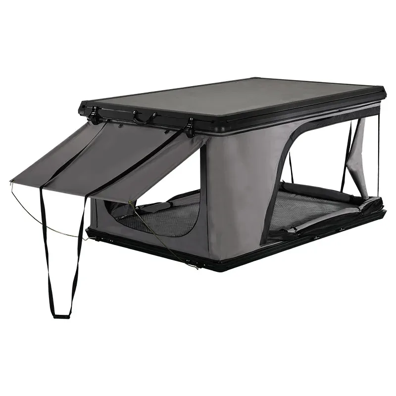 Black All Season Hard Shell Rooftop Tent Automatic Z‑Shape Aluminum Camping Tent for SUV
Black All Season Hard Shell Rooftop Tent Automatic Z‑Shape Aluminum Camping Tent for SUV