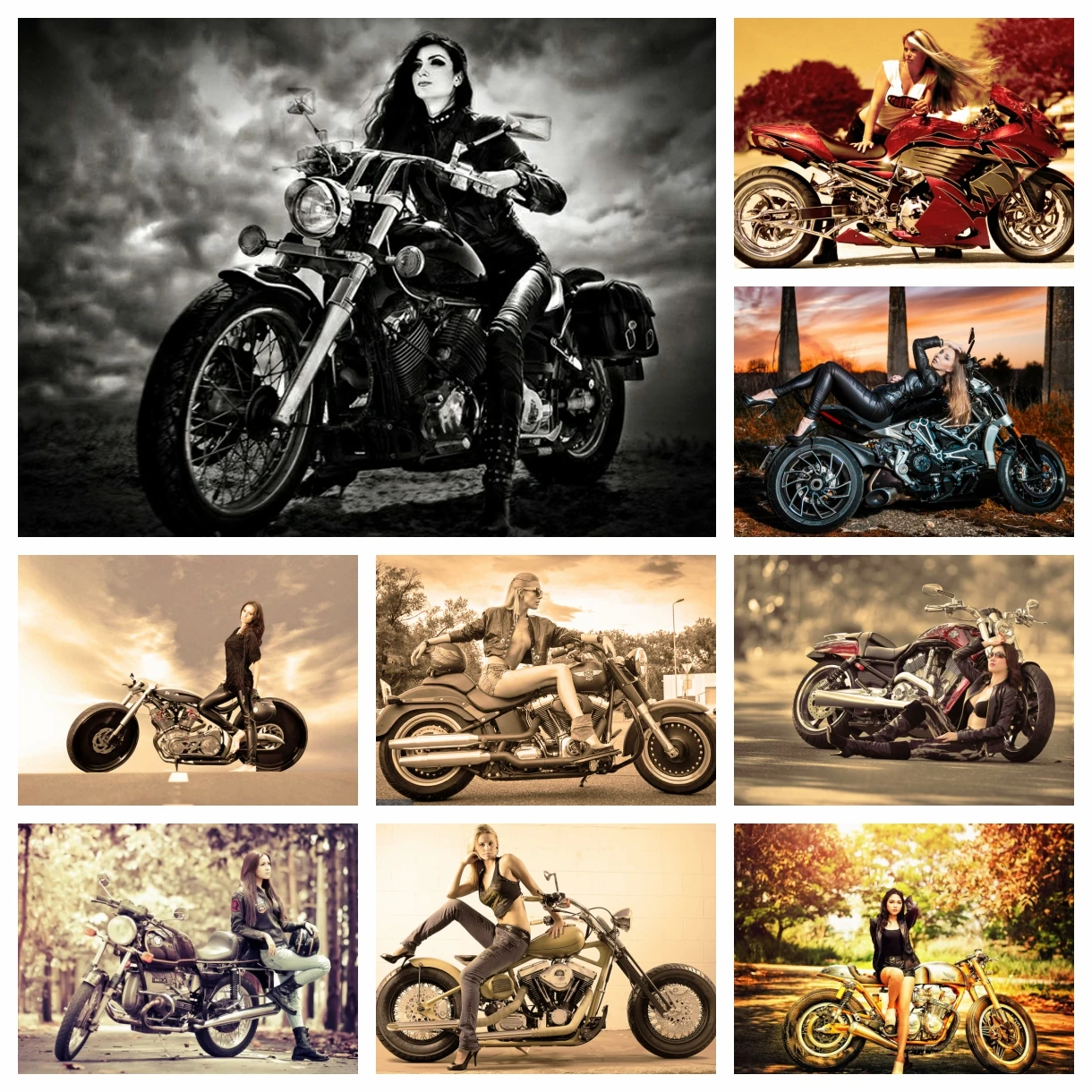 Full Drill The Girl Of Motorcycle Diamond Rhinestone Painting Retro Poster Cross Stitch Kit Embroidery Picture Mosaic Home Decor
Full Drill The Girl Of Motorcycle Diamond Rhinestone Painting Retro Poster Cross Stitch Kit Embroidery Picture Mosaic Home Decor