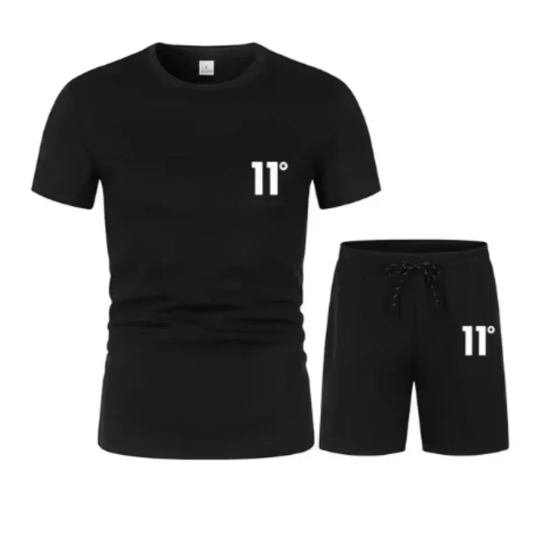 Men's short-sleeved set, summer fashionable and comfortable men's short-sleeved T-shirt set, running set, summer men's sportswea
Men's short-sleeved set, summer fashionable and comfortable men's short-sleeved T-shirt set, running set, summer men's sportswea