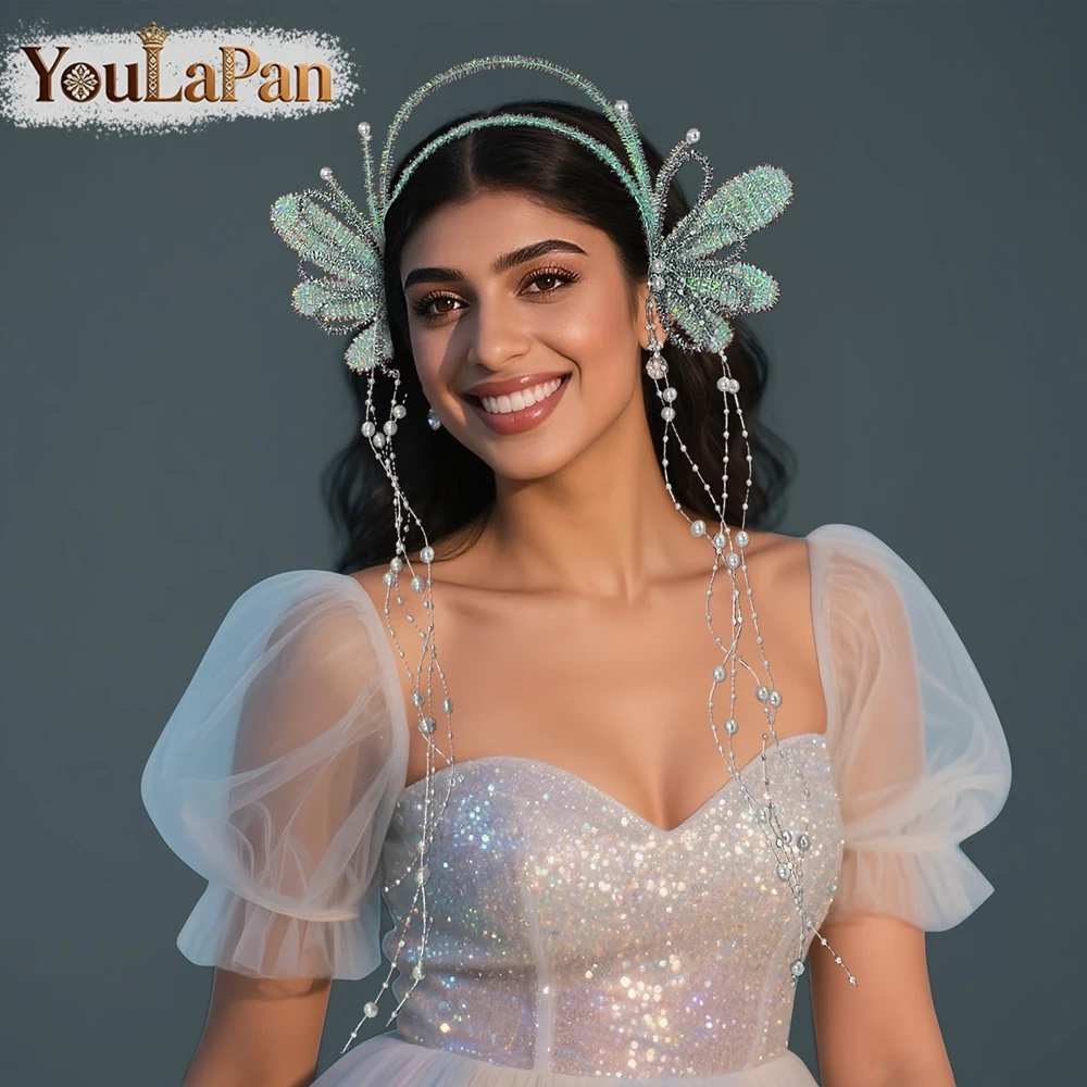 YouLaPan Boho Long Pearl Tassel Bride Headbands Fairy Butterfly Hair Hoop Handmade Crystal Wedidng Hair Accessories A399
YouLaPan Boho Long Pearl Tassel Bride Headbands Fairy Butterfly Hair Hoop Handmade Crystal Wedidng Hair Accessories A399