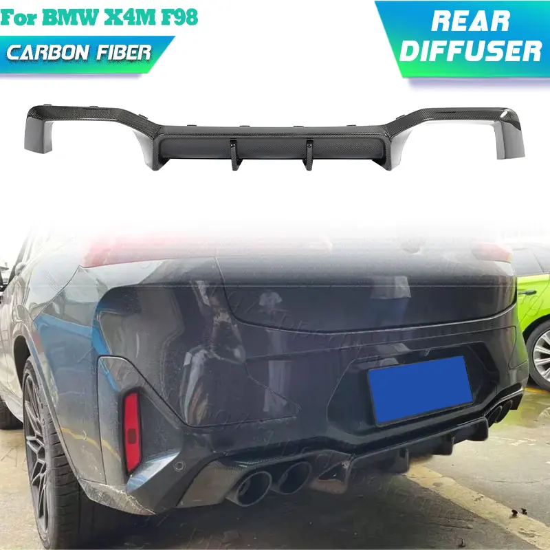 Carbon Fiber Car Rear Bumper Diffuser Lip Spoiler for BMW X4M F98 Sport Utility 4-Door 2023 2024 Racing Rear Diffuser Lip Apron
Carbon Fiber Car Rear Bumper Diffuser Lip Spoiler for BMW X4M F98 Sport Utility 4-Door 2023 2024 Racing Rear Diffuser Lip Apron