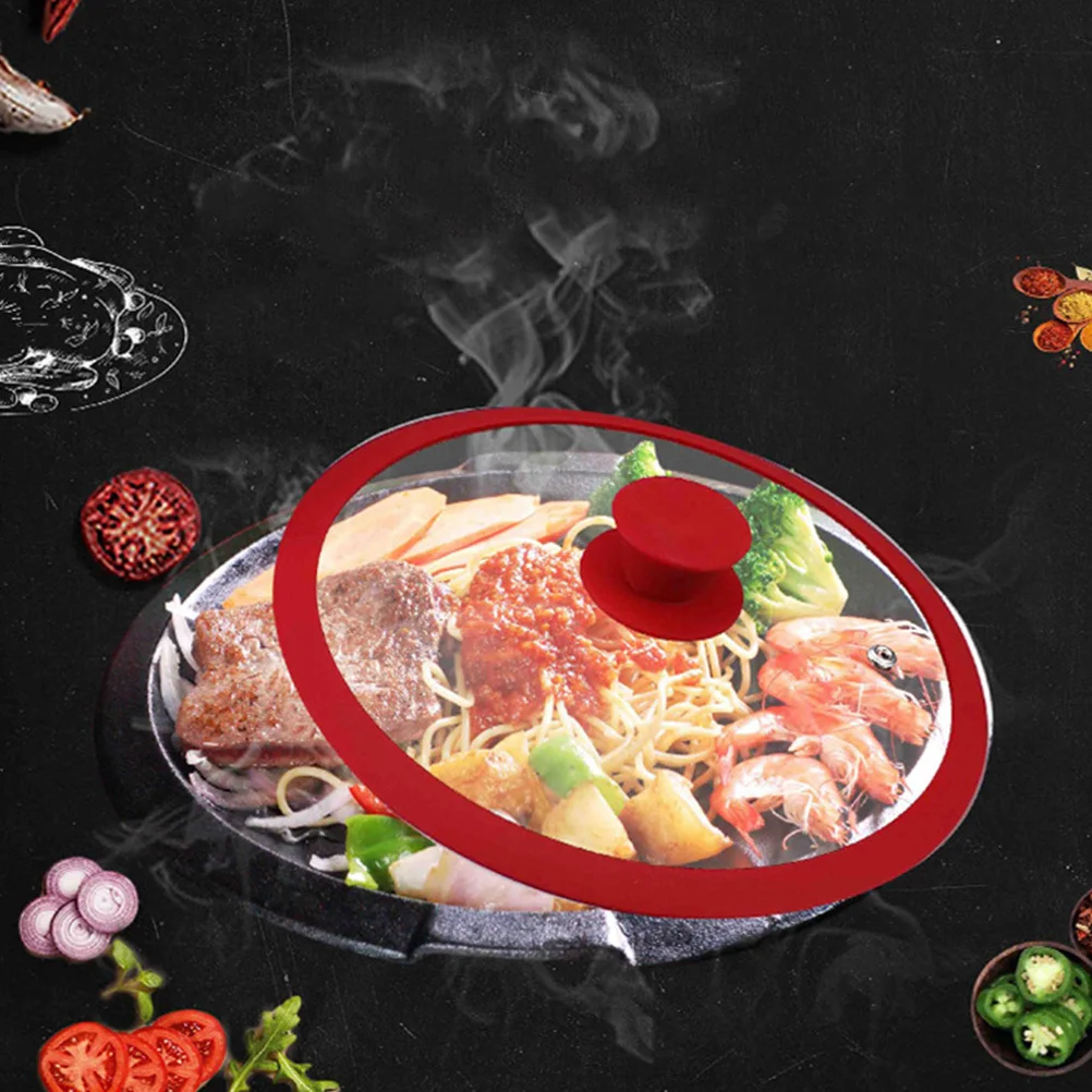 1Pcs Heatresistant Pot Cover Tempered Glass Construction Transparent Lid Easygrip Knob Oilsplash Protector Pot Lid
1Pcs Heatresistant Pot Cover Tempered Glass Construction Transparent Lid Easygrip Knob Oilsplash Protector Pot Lid