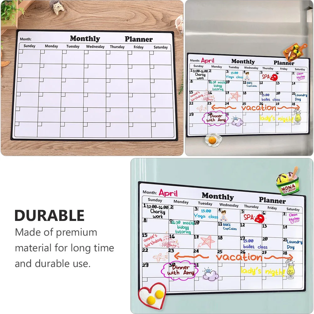 Magnetic Whiteboard Monthly Planner Rewritable Calendar Note Board Handwriting Film Fits Refrigerator Kitchen Desk
Magnetic Whiteboard Monthly Planner Rewritable Calendar Note Board Handwriting Film Fits Refrigerator Kitchen Desk