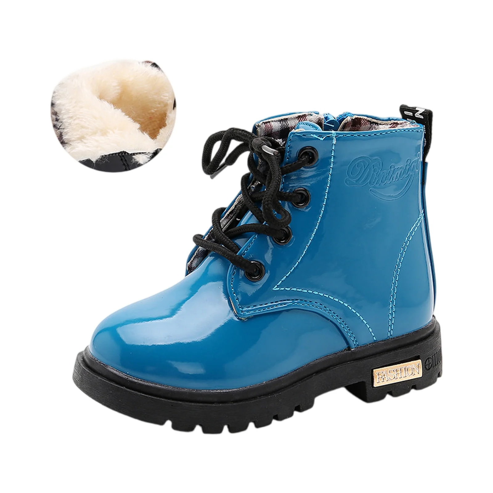 Children Autumn Winter Boots Fashion PU Leather Side Zip Short Boots British Style Outdoor Travel Warm Fleece-Lined Ankle Boots
Children Autumn Winter Boots Fashion PU Leather Side Zip Short Boots British Style Outdoor Travel Warm Fleece-Lined Ankle Boots
