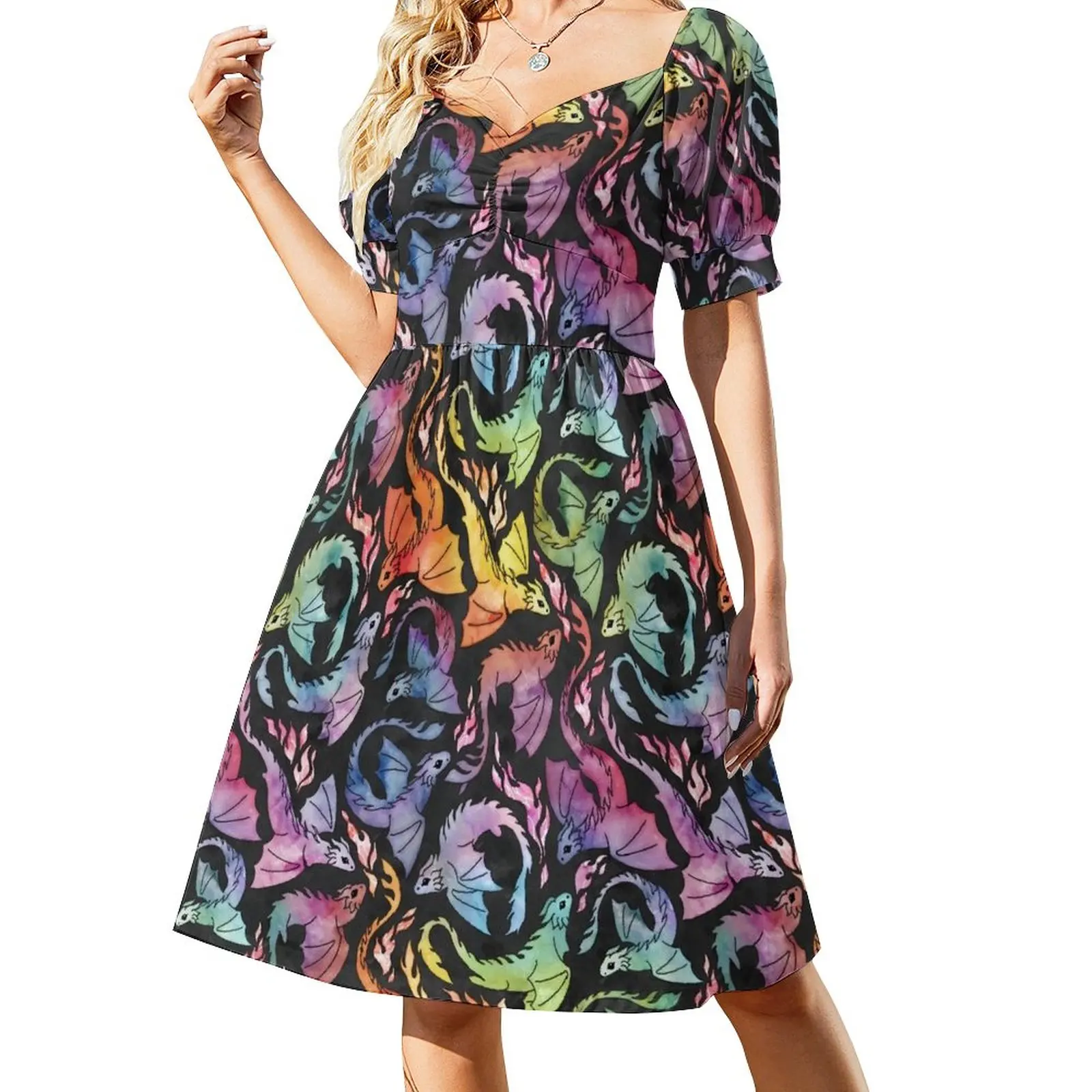 Dragon fire dark rainbow Sleeveless Dress luxury evening dress woman for wedding Dress woman evening dresses women Clothing
Dragon fire dark rainbow Sleeveless Dress luxury evening dress woman for wedding Dress woman evening dresses women Clothing