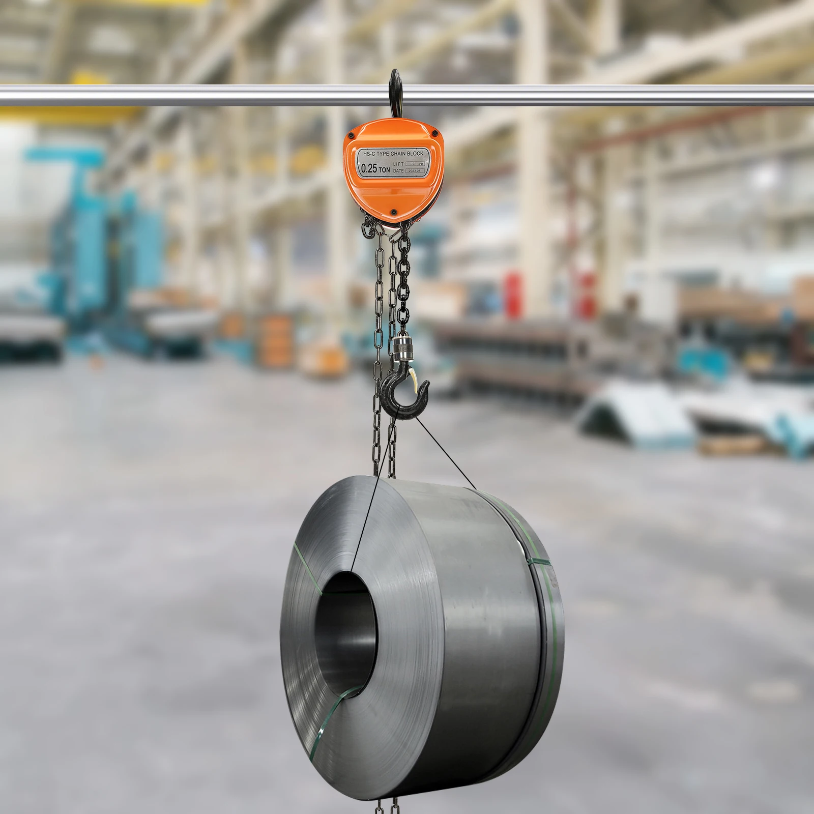 Оранжевый подъемный блок из легированной стали 24*16*15 см, треугольный, с цепью 0.25т, 3м, для подъема грузов
Оранжевый подъемный блок из легированной стали 24*16*15 см, треугольный, с цепью 0.25т, 3м, для подъема грузов