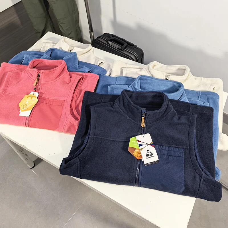 Couple's Double-Sided Fce Warmth Vest Svel Stand Collar Outdoor ex Autumn Winter Thermal f oulder Jaet
Couple's Double-Sided Fce Warmth Vest Svel Stand Collar Outdoor ex Autumn Winter Thermal f oulder Jaet