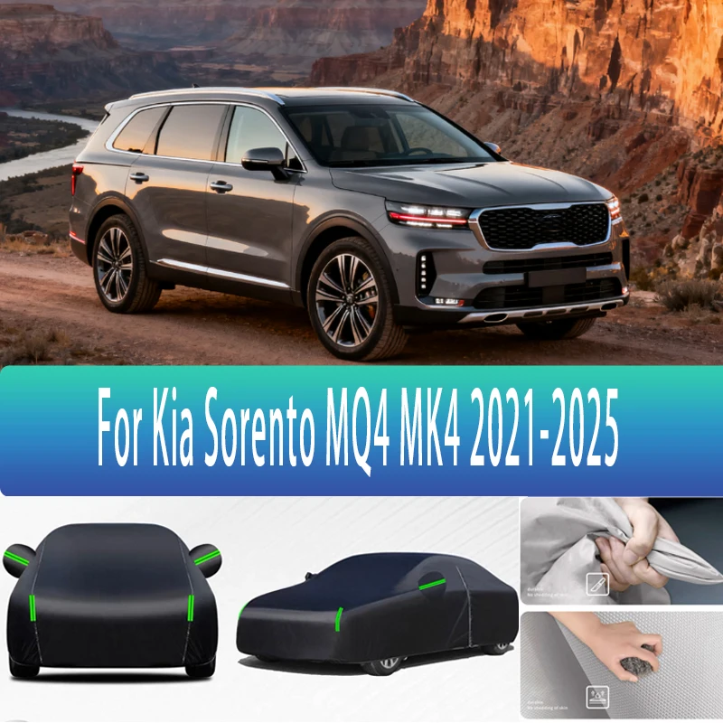 For Kia Sorento MQ4 MK4 2021-2025 2022 2023Outdoor Protection Full Car Covers Snow Cover Sunshade Waterproof Dustproof Exterior
For Kia Sorento MQ4 MK4 2021-2025 2022 2023Outdoor Protection Full Car Covers Snow Cover Sunshade Waterproof Dustproof Exterior