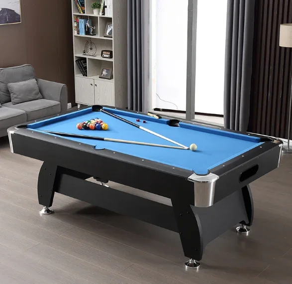 Home and Commercial Hot Sell Snooker & Billiard Tables American Black Eight Pool Table
Home and Commercial Hot Sell Snooker & Billiard Tables American Black Eight Pool Table