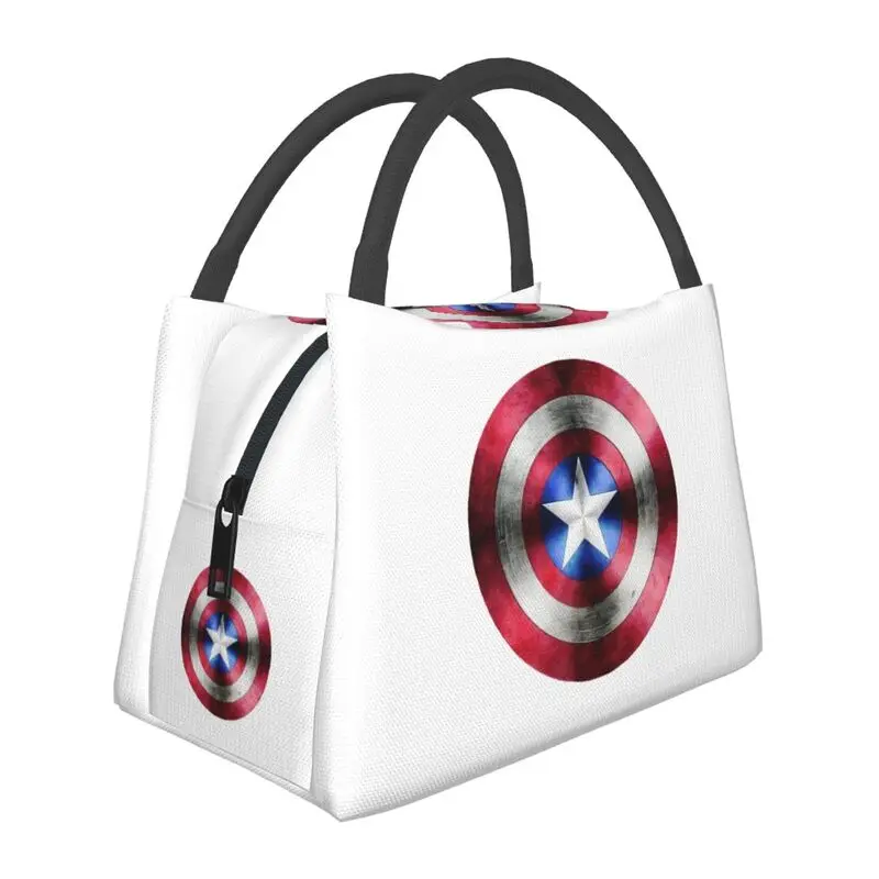 Captain America Comics Portable Lunch Box Women Leakproof Superhero Thermal Cooler Food Insulated Lunch Bag Work Pinic Container
Captain America Comics Portable Lunch Box Women Leakproof Superhero Thermal Cooler Food Insulated Lunch Bag Work Pinic Container