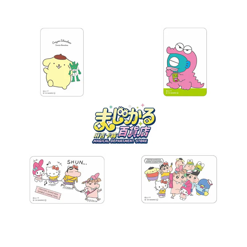 Kawaii Crayon Shin chan x Sanrio Clear Card Magical Department Store Holographic Laser Flash Card Anime Merch Gift
Kawaii Crayon Shin chan x Sanrio Clear Card Magical Department Store Holographic Laser Flash Card Anime Merch Gift