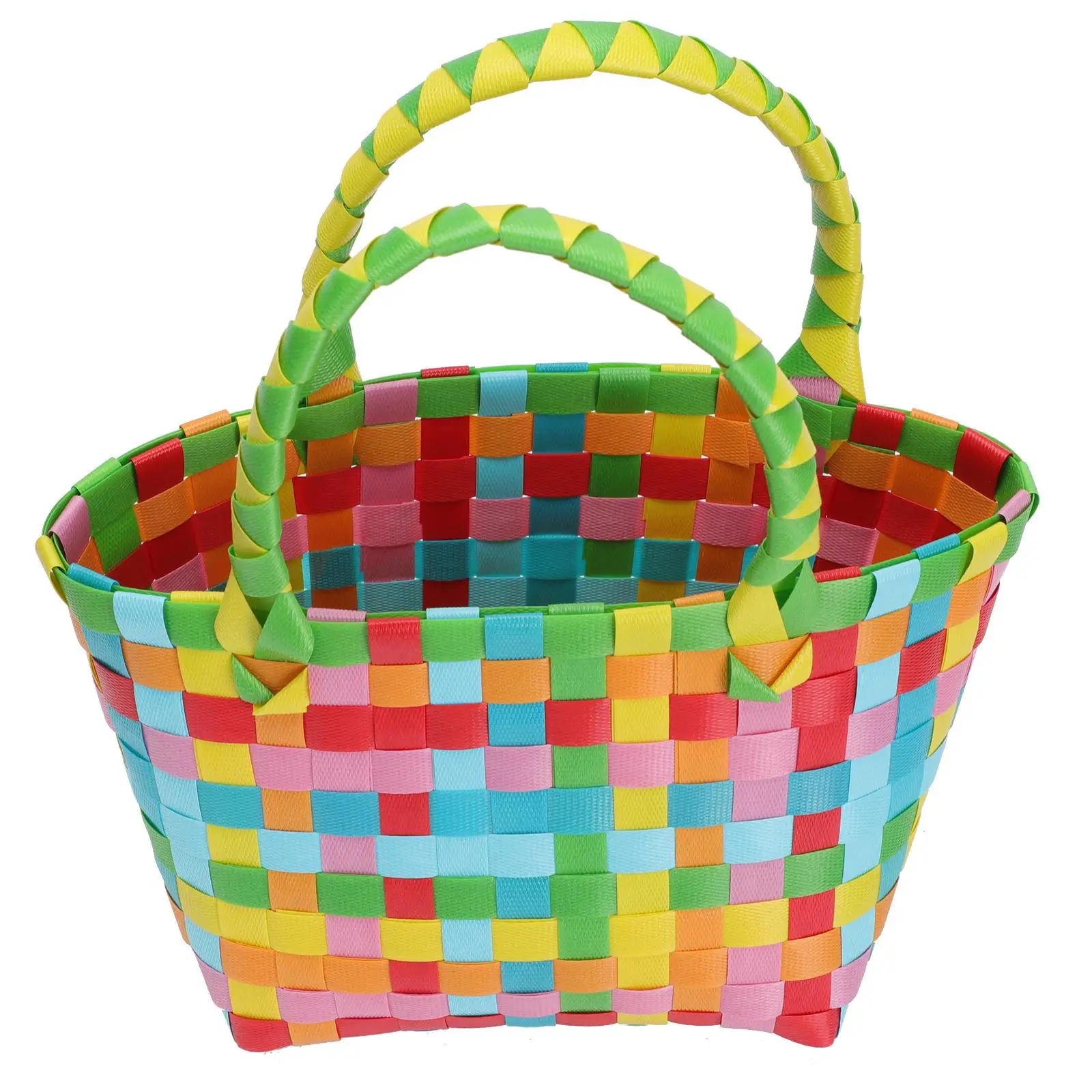 1 Pc Colorful Plastic Basket Small Square Bag Women Beach Tote Storage Retro Seaside Snack Container Household
1 Pc Colorful Plastic Basket Small Square Bag Women Beach Tote Storage Retro Seaside Snack Container Household