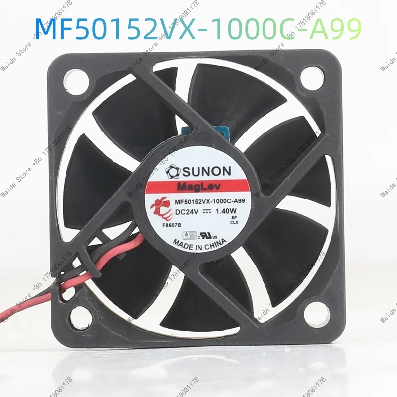 Original MF50152VX-1000C-A99 5015 5V 12V 48V DC 24V 1.4W variable frequency unit cooling fan
Original MF50152VX-1000C-A99 5015 5V 12V 48V DC 24V 1.4W variable frequency unit cooling fan