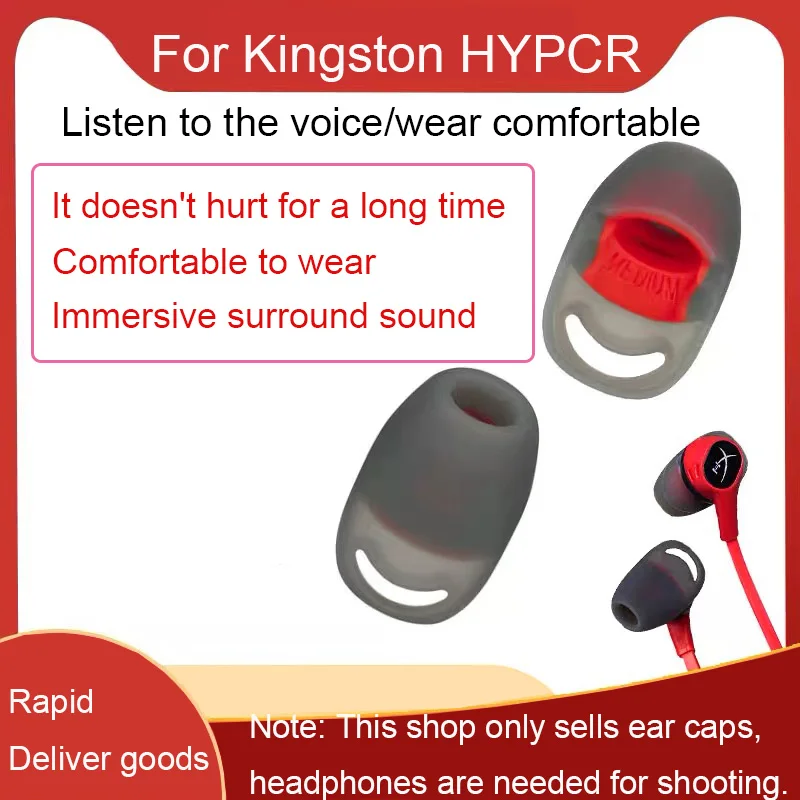 1/2/3pair Silicone In-Ear Earphone Covers Cap Earbud Tips Replacement For HyperX Cloud Earbuds Headset Earplug Ear Pads Eartips
1/2/3pair Silicone In-Ear Earphone Covers Cap Earbud Tips Replacement For HyperX Cloud Earbuds Headset Earplug Ear Pads Eartips