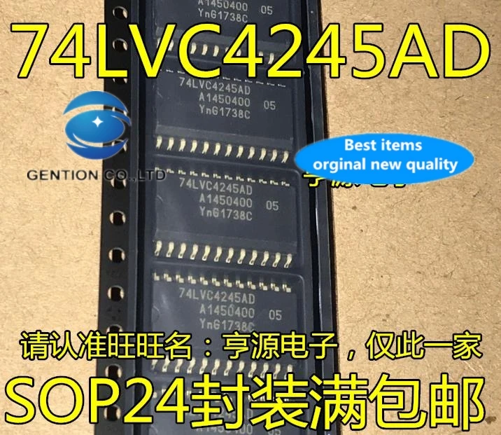 5 шт. SN74LVC4245ADWR чип преобразователя 74LVC4245AD SOP-24 в наличии 100% новый и оригинальный
5 шт. SN74LVC4245ADWR чип преобразователя 74LVC4245AD SOP-24 в наличии 100% новый и оригинальный
