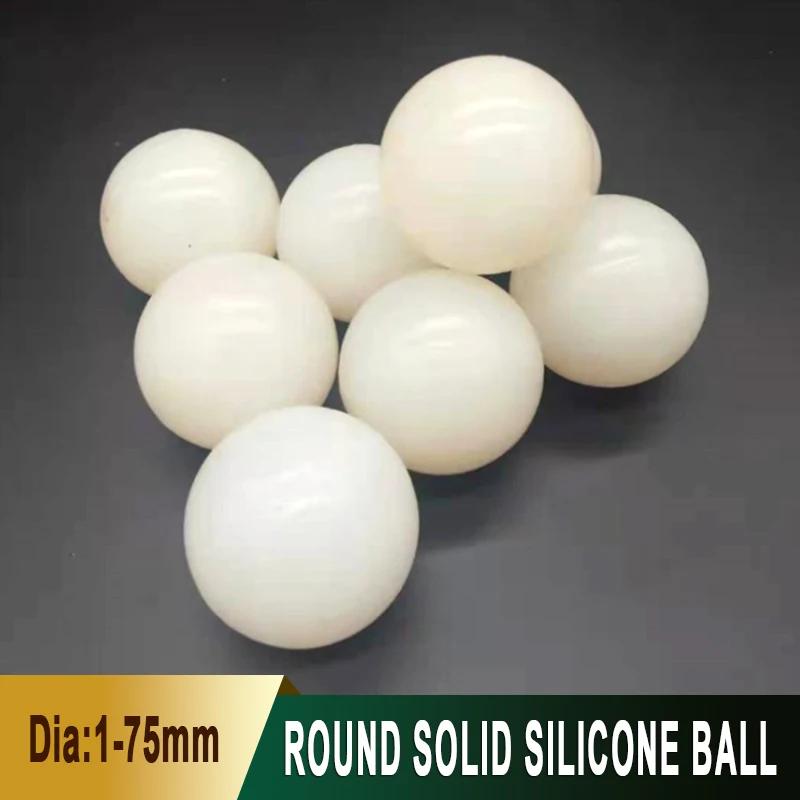 1-100Pcs White Solid Silicone Ball Diameter 1/2/2.5/3/3.5/4/4.5-75mm High Elasticity Vibrating Screen Silicone Ball DIY Parts
1-100Pcs White Solid Silicone Ball Diameter 1/2/2.5/3/3.5/4/4.5-75mm High Elasticity Vibrating Screen Silicone Ball DIY Parts