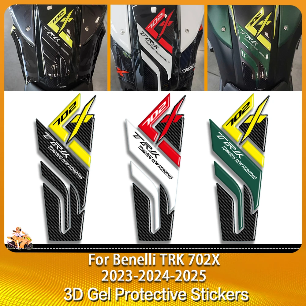 For Benelli TRK 702 TRK 702X 2023 2024 ACCESSORIES 3D GEL FUEL TANK MATS Paint Protection Stickers Fuel Tank Decals 
For Benelli TRK 702 TRK 702X 2023 2024 ACCESSORIES 3D GEL FUEL TANK MATS Paint Protection Stickers Fuel Tank Decals