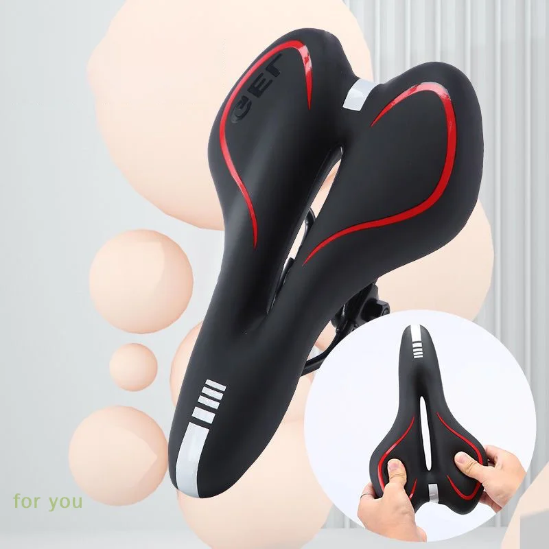 Bike Saddle Silicone Cushion Cycling Seat PU Leather Surface Silica Filled Gel TimeTrial Comfortable Shockproof Bicycle Saddle
Bike Saddle Silicone Cushion Cycling Seat PU Leather Surface Silica Filled Gel TimeTrial Comfortable Shockproof Bicycle Saddle