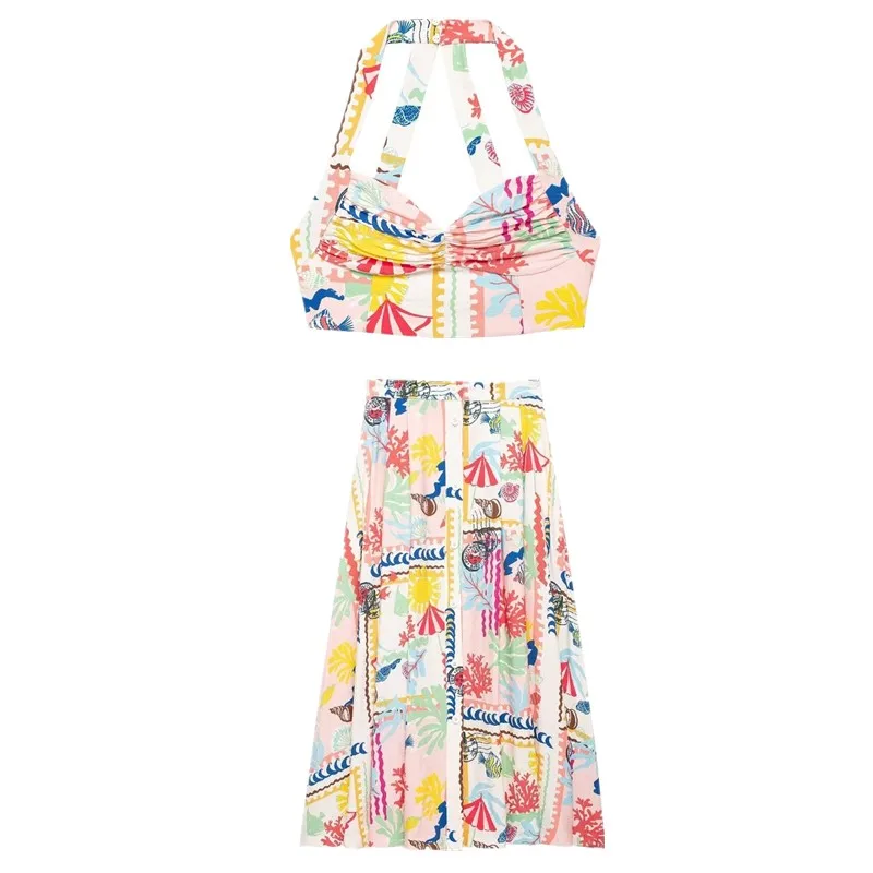 Лето 2024, юбка с высокой талией и принтом, с висячим воротником, женский модный топ и боты, ансамбль 366302
Лето 2024, юбка с высокой талией и принтом, с висячим воротником, женский модный топ и боты, ансамбль 366302