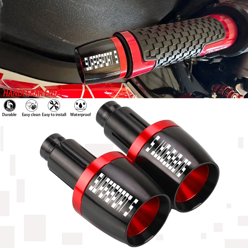 For DUCATI SUPERSPORT 939 959 S 2017 2018 2019- 2024 Motorcycle Handlebar Grips Cap Weight PartsAnti Vibration Silder Plug Ends
For DUCATI SUPERSPORT 939 959 S 2017 2018 2019- 2024 Motorcycle Handlebar Grips Cap Weight PartsAnti Vibration Silder Plug Ends