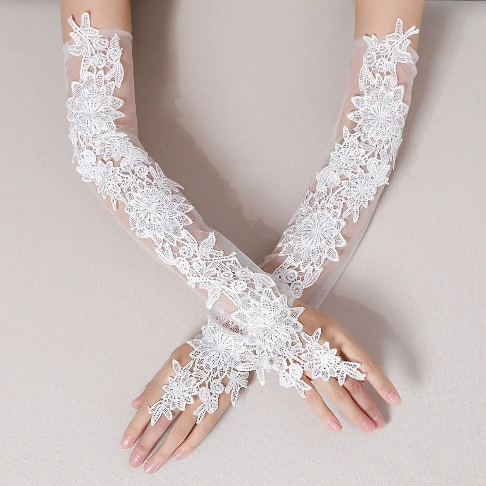 Dance Gloves Fingerless Bridal Gloves Lace Flower Women Cosplay Gloves Lengthened Embroidered Long Mittens Dress-Up
Dance Gloves Fingerless Bridal Gloves Lace Flower Women Cosplay Gloves Lengthened Embroidered Long Mittens Dress-Up