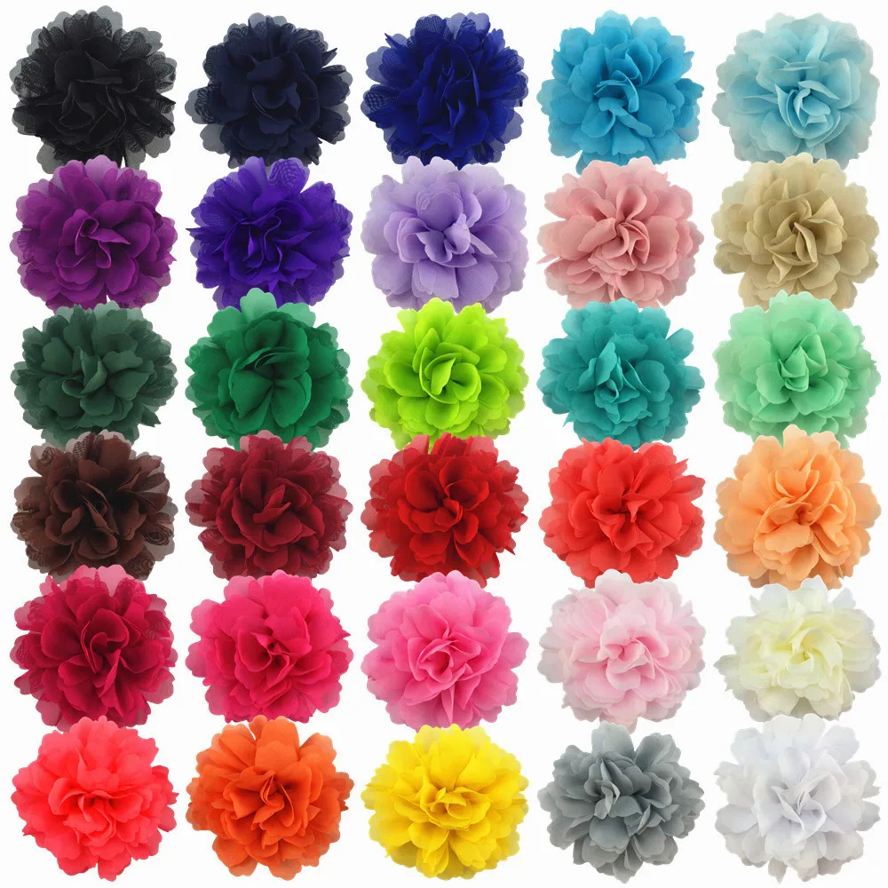 Wholesale 10cm Wavy Edge Chiffon Flower 30 Colors Wholesale 7cm Children's Headwear Accessories Pet Ornament
Wholesale 10cm Wavy Edge Chiffon Flower 30 Colors Wholesale 7cm Children's Headwear Accessories Pet Ornament